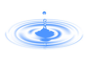 Clear water drop, vector illustration, EPS and AI files included